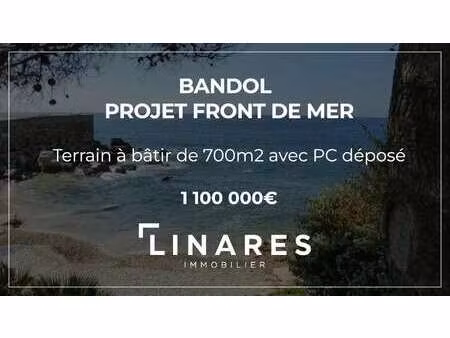 terrain à vendre à bandol : 1 100 000 € | 700m²