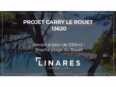 terrain à vendre à carry-le-rouet : 525 000€