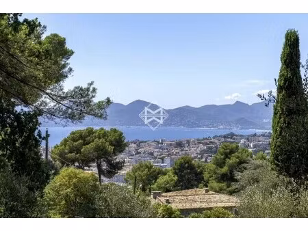 terrain avec vue sur mer cannes
