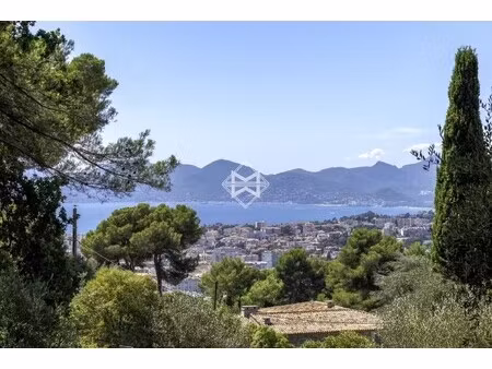 terrain avec vue sur mer cannes