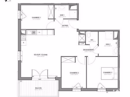 vente appartement 4 pièces à draguignan (83300) : à vendre 4 pièces / 82m² draguignan