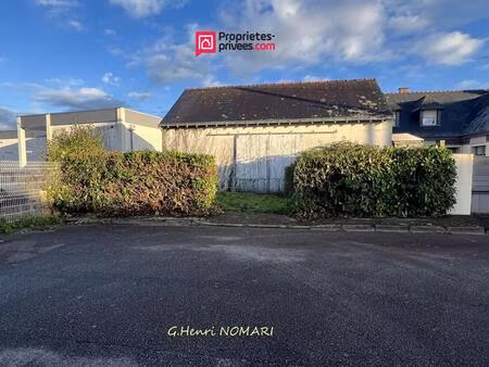 châteaubriant - terrain avec garage -70 m2  en centre ville