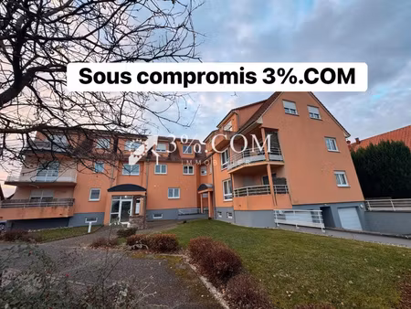 3%com très beau f3 avec terrasse- parking- cave