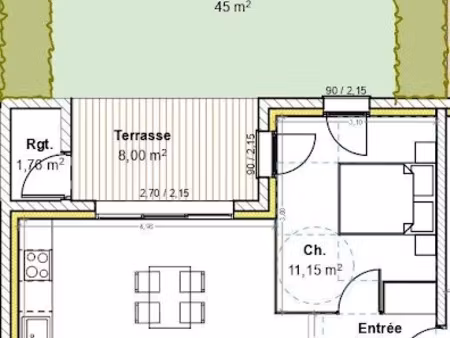 vente appartement 2 pièces 50 m² à guéreins (01090)  182 000 €