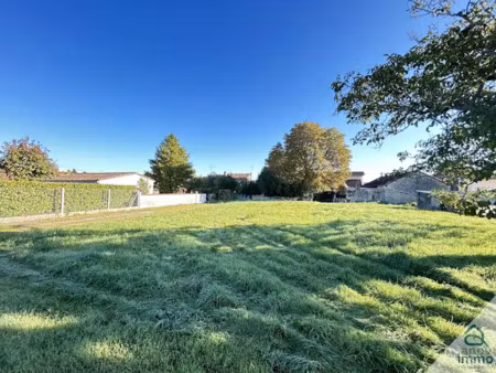 vente terrain 1376 m² à châteauneuf-sur-charente (16120)  39 000 €