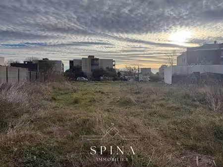 vente terrain 456 m² à serignan (34410)  167 000 €