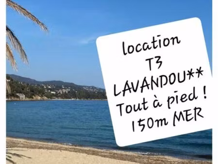 t3 à année tout à pied 150m plage pisc pkg