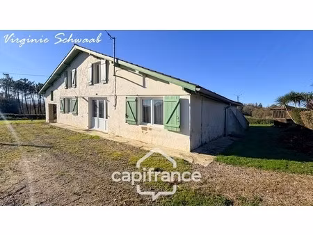 habas (40) maison landaise rénovée – 103 m² – terrasse sud avec vue pyrénées –terrain 2000