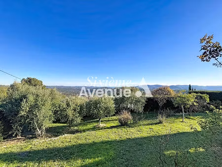 a vendre villa 5 pièces 110m2 avec terrain de 2002m2 au tignet