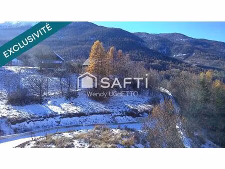 terrain rare aux orres – vue montagne