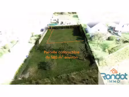 terrain a batir non viabilise de 580 m2 environ