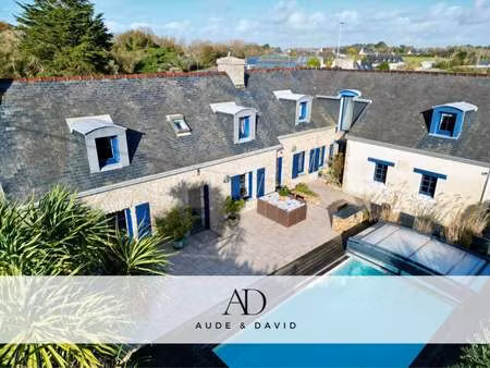 vente longère et corps de ferme piscine à plomeur (29120) : à vendre piscine / 163m² plome