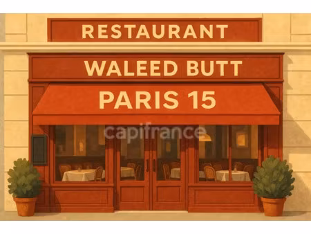 fonds de commerce restaurant à vendre paris 15eme arrondissement (75)