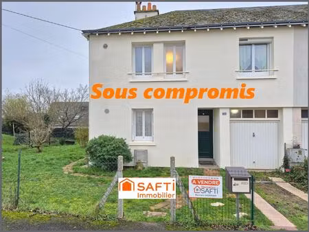 maison 2ch + garage/atelier + jardin