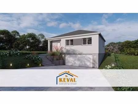 terrain avec maison neuve à vendre