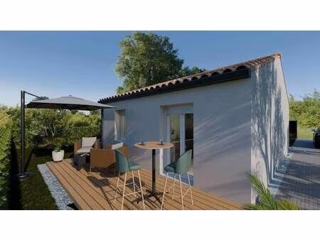 terrain avec maison neuve à vendre