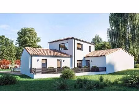 terrain avec maison neuve à vendre