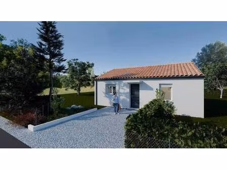 terrain avec maison neuve à vendre