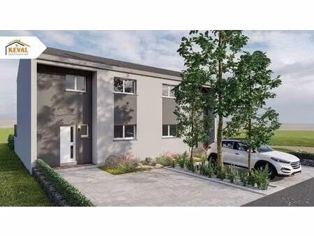 terrain avec maison neuve à vendre