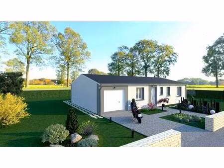 terrain avec maison neuve à vendre
