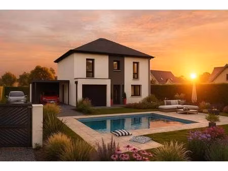 terrain avec maison neuve à vendre