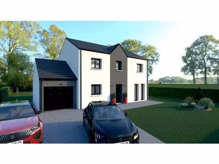 terrain avec maison neuve à vendre