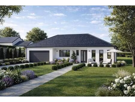 terrain avec maison neuve à vendre