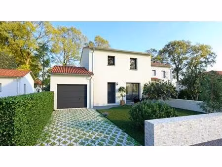 terrain avec maison neuve à vendre