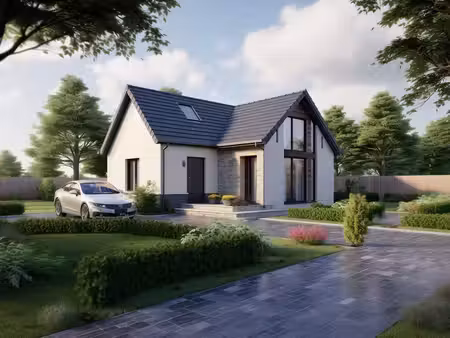 terrain avec maison neuve à vendre
