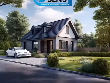 terrain avec maison neuve à vendre