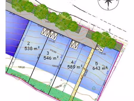 terrain constructible à vendre