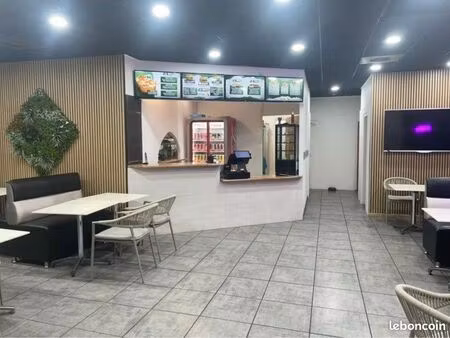 local 100 m² équipé pour fast food – fort potentiel