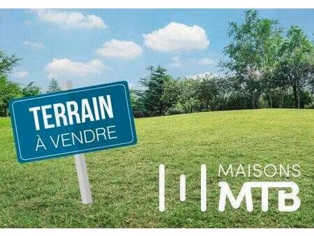 terrain constructible viabilisé à vendre