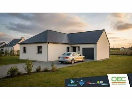 terrain avec maison neuve à vendre