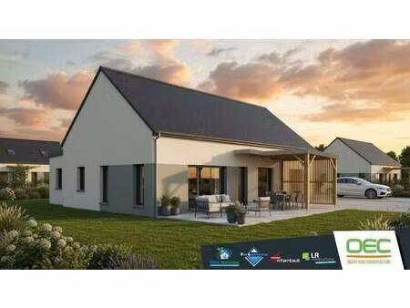 terrain avec maison neuve à vendre
