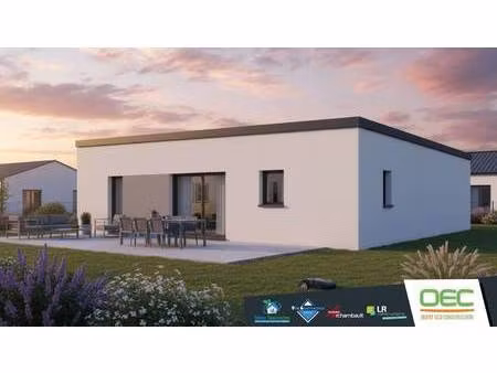 terrain avec maison neuve à vendre