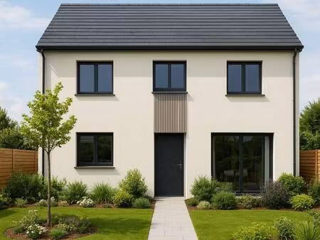 terrain avec maison neuve à vendre