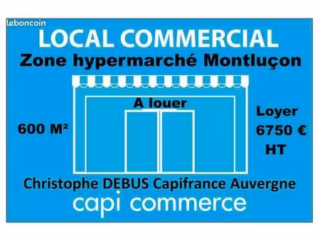 local commercial 600 m²
