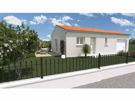 terrain avec maison neuve à vendre