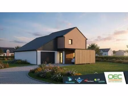 terrain avec maison neuve à vendre