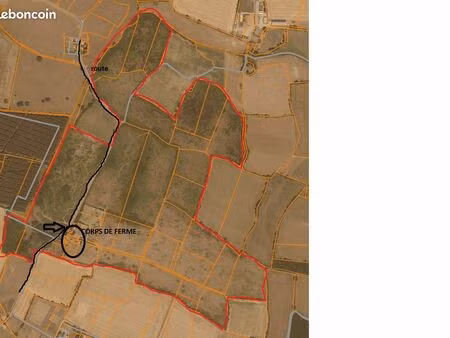 propriété de 57 ha en friche – éligible projet agri photovoltaïque – région d’angers