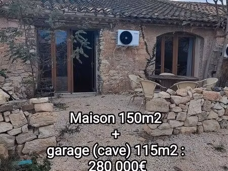 maison à vendre 150m2 + garage 115m2