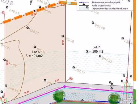 vend terrain messia sur sorne