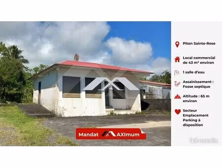 local 43 m² sainte-rose