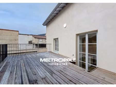 appartement duplex - avec terrasse et place de parking - 69