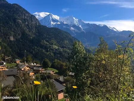 terrain constructible 1300 m2 - 74310 servoz