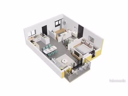 appartement t3 neuf à yvetot dans résidence sécurisée - dernier lot