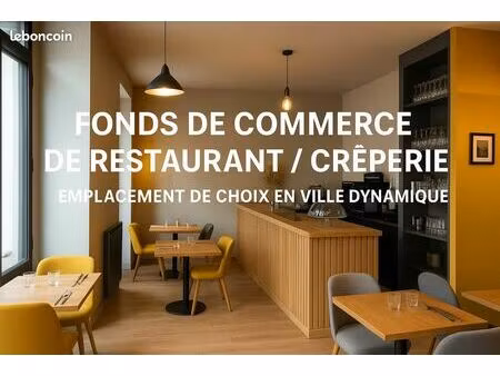 fonds de commerce 70 m² retiers