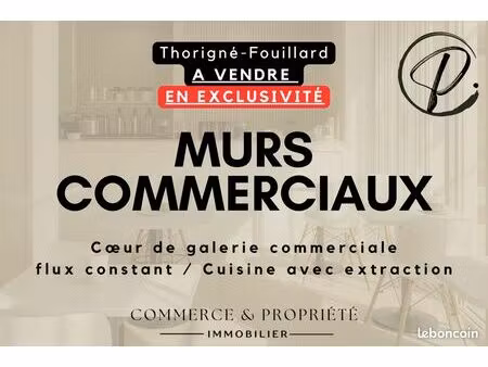 local 90 m² thorigné-fouillard