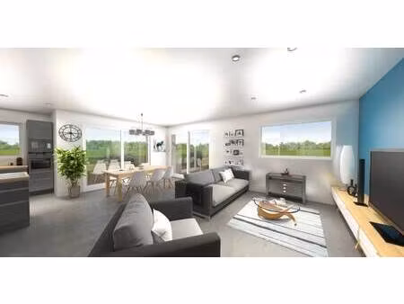 terrain avec maison neuve à vendre